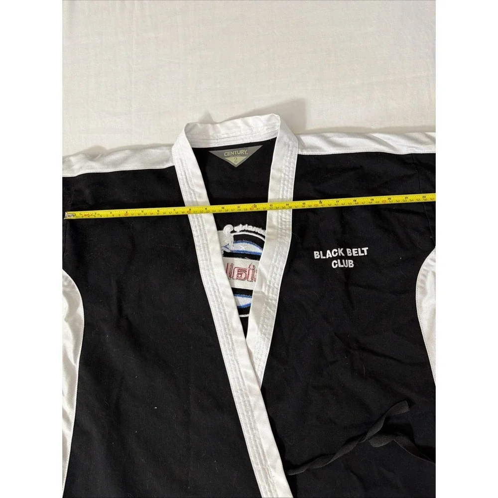 CMA Black Belt Club Kids Gi Century Size 2 (10-12) Color Black Championship Shir